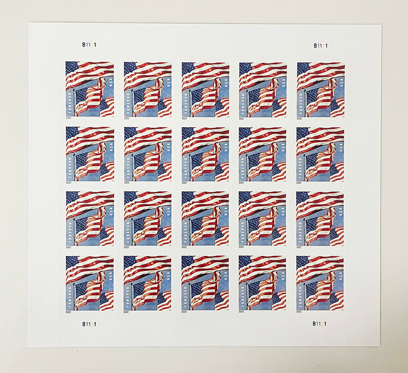 2022 US Flags Sheets / Rolls