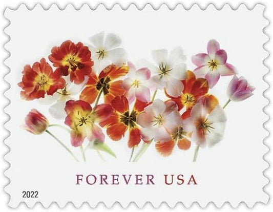 2022 Tulips Forever Postage Stamps