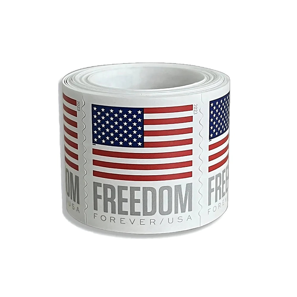 2023 US Flag Freedom Forever Stamps Coils Rolls