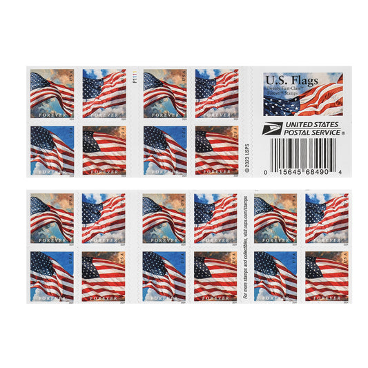 2024 US Flag Forever Postage Stamps Booklets