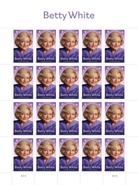 Betty White Forever Postage Stamps
