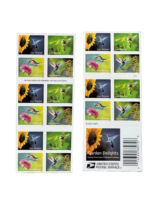 Garden Delights Forever Postage Stamps