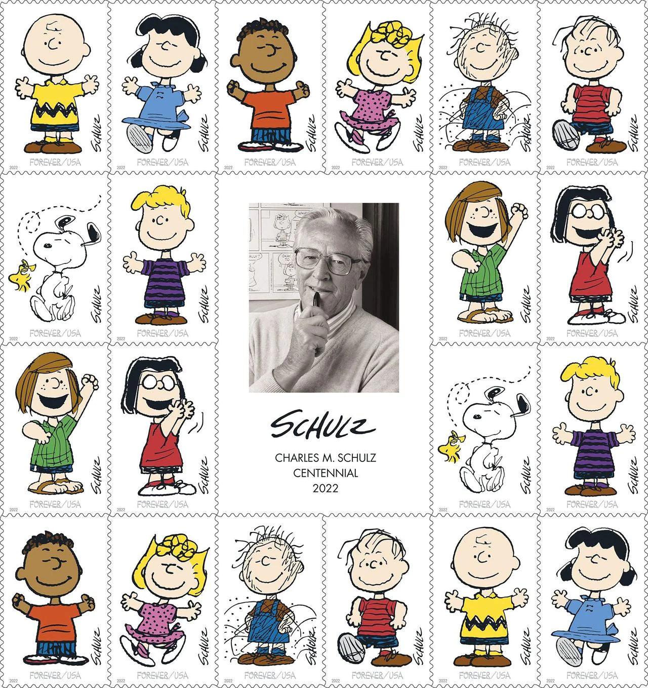 Cartoonist Charles Schulz "Peanuts"