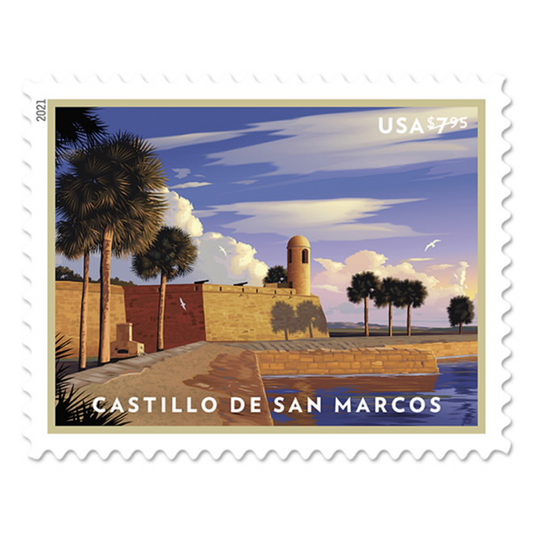 Castillo de San Marcos Priority Stamps